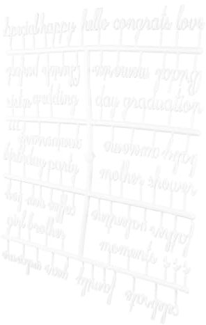 EXCEART 2 Sätze Weiße Buchstaben Für Tafel Wiederverwendbare Filzbuchstaben Für Buchstabentafeln Kunststoffbuchstaben Für Pinnwände Buchstaben Einfache Befestigung Filzoberflächen