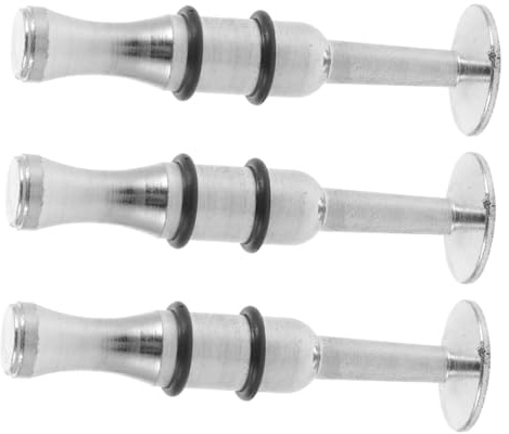 UPKOCH 3 Stück Trompetenmundstück aus Metall Silberfarben zur Mundkraft und Tonkontrolle für Trompete und Saxophon für Anfänger