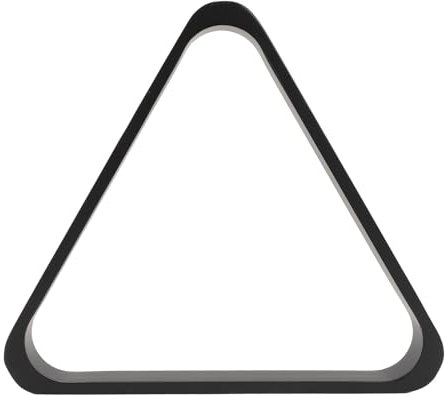 Locadence Pool Table Balls Rack, Pool Table Ball Holder Positioning Rack, Wooden 57.2mm 9 Ball Billiard Pool Triangle Rack for Snooker Pool Table Accessories Black