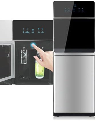 WhAeoy Dispensador De Agua Fría, De Pie, Función Dual Hielo+Calor, Múltiples Funciones Antisecado, Ebullición Instantánea En 3 Segundos,filtrado/Bebida Directa(Diga Adiós Al Agua Embotellada),A