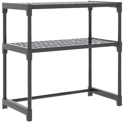 Genérico Estante para Encimera De Cocina,Estante Organizador para Microondas - Organizador Multifunción con Estantes para Utensilios, Vajilla, Ollas, Sartenes Y Botellas De Especias