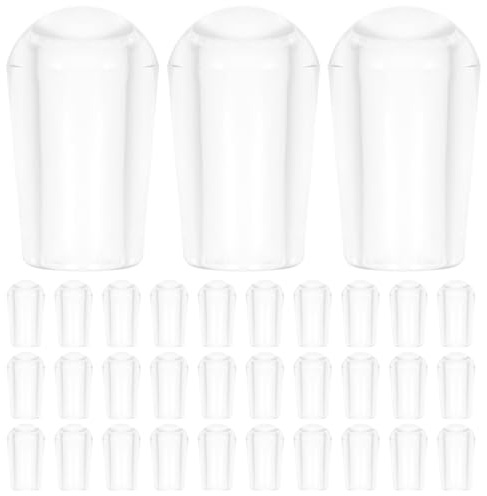 GARVALON Tappi Terminali per Ganci in Pvc Trasparenti 5mm Copertura Protettiva per Filo di Ferro e Grucce 100 Pezzi Leggeri e Facili da Trasportare