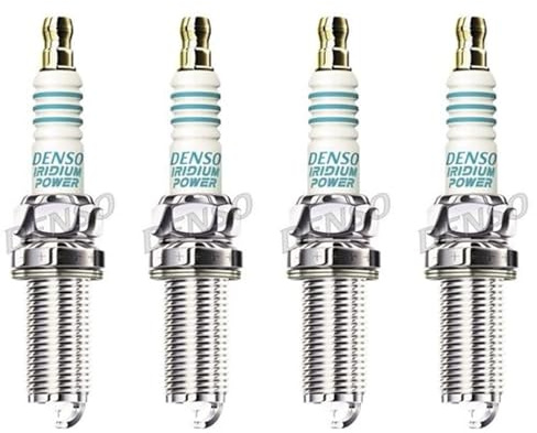 4x Denso Iridium Power Zündkerzen IKH22 | 4x IKH22 passend für 4-Zylinder Focus