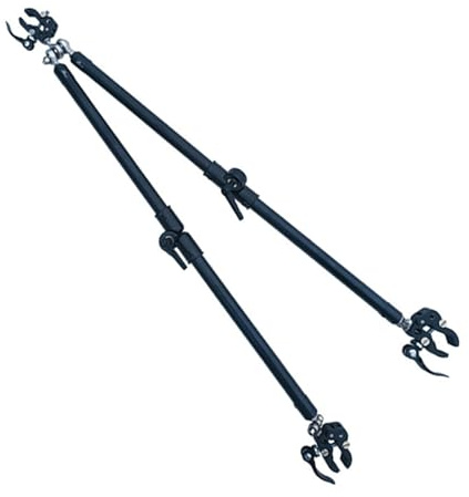 Wenoup Fahrrad Anhängerkupplung, Klappbarer Aluminiumverbinder, Länge 63 cm, Aluminiumklemmen
