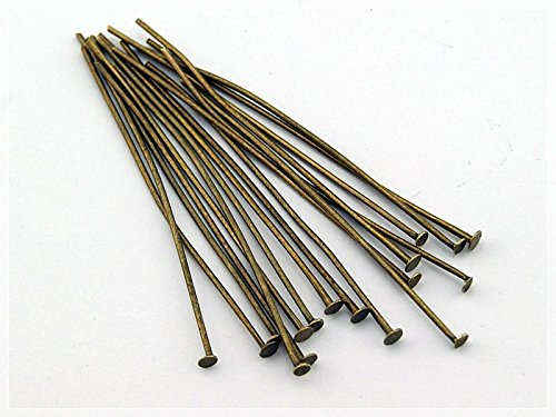 70 Nietstifte 50 mm vintage bronze