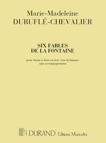 6 Fables De La Fontaine Choeur 2 Et3