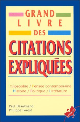 Grand livre des citations expliquées