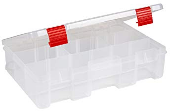 PLANO Rustrictor - StowAway 3600 Deep, RUST PREVENTION Tackle box with compartments, Fishing Tackle Organizer box , Heavy duty organisation boxes for, fishing lures, hard and softbaits & crackbaits