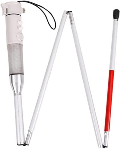 YUNYHAO Bastone Intelligente Per Non Vedenti Bastone Elettronico Acustico E Ottico Bastone Pieghevole Per Anziani Bastone Da Passeggio Ausili Per Ipovedenti, gaoyun-1001