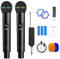 Vegena Microfono Senza Fili Con Ricevitore Ricaricabile, Sistema Microfonico Wireless Per Karaoke, Feste, Riunioni, Chiesa, Matrimonio