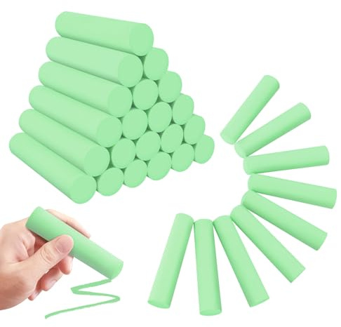 FELIZROCA 50 Pack Washable Sidewalk Chalks for Kids Non-Toxic Jumbo Chalk for Outdoor Art Play, Colored Chalk for Painting on Chalkboard, Blackboard and Playground