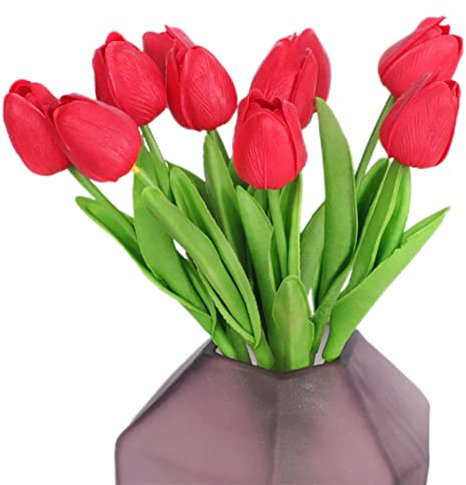 Bulbos De Tulipanes Para Plantar Bulbos De Narciso De Canadá Flores Artificiales De Canadá 20 Realistas Falsos Perennes De Tulipán