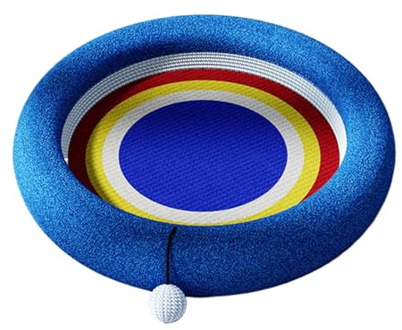 Planche à gratter Portable - Tapis à gratter - Jouet en sisal avec Design - Protection de Meubles pour Petits et Grands Morceaux - Accessoire pour Chat - pour la Maison, Les Voyages, l'école