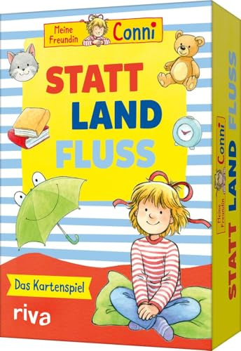 Meine Freundin Conni – Statt Land Fluss: Das Kartenspiel | Beschäftigung für zu Hause und unterwegs für Kinder ab 6. Geschenk zu Geburtstag, Weihnachten, Schulanfang, Ostern.