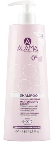 Alama Color - Shampoo Mantenimento Colore Per Capelli Colorati, 500ml