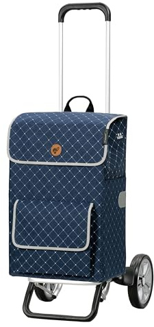 ANDERSEN Einkaufstrolley - Alu Star Shopper Tamo blau 51 L Reflektor,Thermo, Aluminium, höhenverstellbar, Räder abnehmbar
