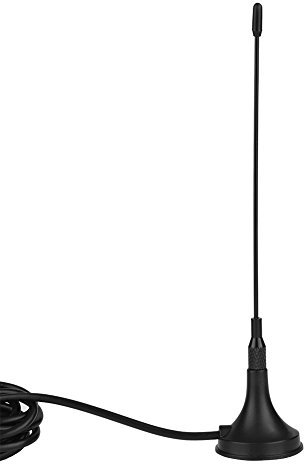 Hilitand TV Antenna, 50 Miles Indoor HD Dual Antenna with IEC Converter, TV Amplified Antenna with Magnetic Base, for ATSC/ISDB