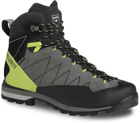 Dolomite Stivali Crodarossa Hi GTX, Uomo, Silver Green Lime Green, 44 EU