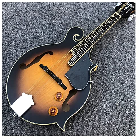 TSTS Beginner Mandolin Matt 8 Strings Mandolin Guitar Solid Spruce Top F Mandoline