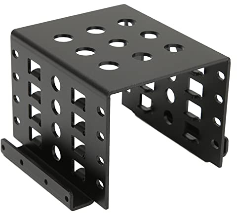 GOWENIC 2,5 Zoll Festplatten-Aufbewahrungshalterung - Aluminium-Legierung HDD-Montage-Rack für 6,3 cm bis 8,9 cm SSD/IDE HDD - Eingebaute Erweiterung