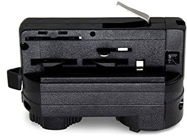G.W.S® Black Pendant Track Adaptor (402) for 4 Wires 3 Circuits LED Track Lighting