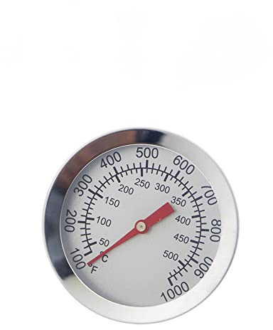 Barbecue Thermometer, Meat Thermometer BBQ Temperature Gauge Food Grill Thermometers Oven Temp Probe Stainless Steel Smoker Oven Thermometer Dial Temperature Meters for Outdoor Kitchen Household