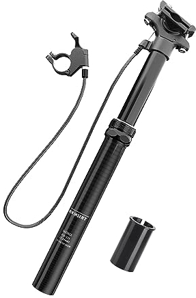 Bibike Dropper Post 27.2/30.4/30.9/31.6/33.9mm x 440mm Length 125mm Travel Remote External Cable