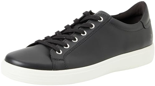 ECCO Men's Soft Classic Trainers, Black, 10 UK
