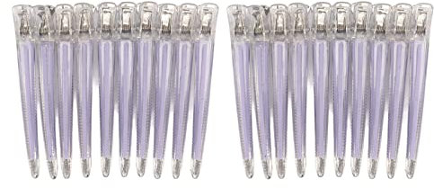 Fermagli per Capelli dada 30 Confezioni, Fermagli per Sezionamento per Impostazione Ricci Antiscivolo per Estensioni dei Capelli, Argento, Strumento Portatile per