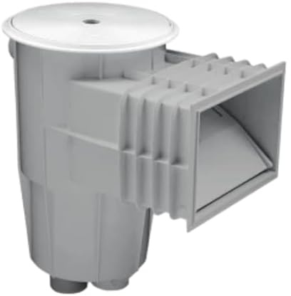 FLUIDRA Skimmers para Piscinas de la Marca Modelo Skimmer 15 L PISC. HORM. con Boca Standard Tapa Circular Gris Claro