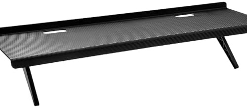 Home Organizer, ripiano superiore regolabile per schermo TV, monitor computer, supporto per display da scrivania, mensola portaoggetti per router TV
