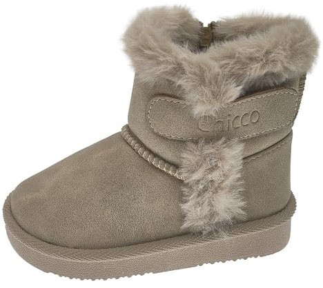 Chicco, Bottes Fille avec Fermeture Scratch Latérale, Bottines Fille Chaudes, Confortables, Légères et Respirantes, Bottines Idéales pour l'Automne et l'Hiver, Chaussures Fille, Designed in Italy