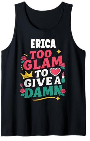 ERICA Personalized Women's Gift Custom ERICA Tank Top