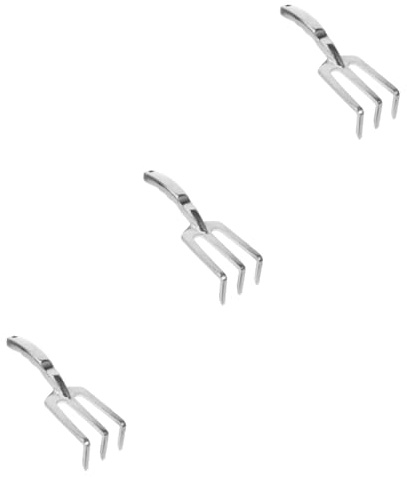 3 Pièces Râteau de Jardinage Multifonctionnel pour Creuser Ameublir Sol Outil Pratique pour Jardinage à Activités Extérieures