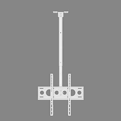 Support de plafond à mouvement complet pour téléviseurs plats et incurvés de 32 à 50 pouces pouvant supporter jusqu'à 40 kg d'extension sécurisée avec boulon d'extension réglable en hauteur et angle