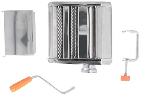 Noodle Maker Macchina per la pasta Macchina manuale in acciaio inossidabile a manovella Macchina per pressare le tagliatelle per lasagne Spaghetti domestica Cottura durevole 2388g