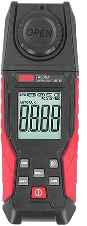 Luxmètre Numérique Haute Précision, Plage 0.1-200000 LX, Résolution 0.1LX, Mesure de Lumière avec Alarme - Grand Plage de Mesure, Sonde Sensible, Idéal pour Industrie et Usage