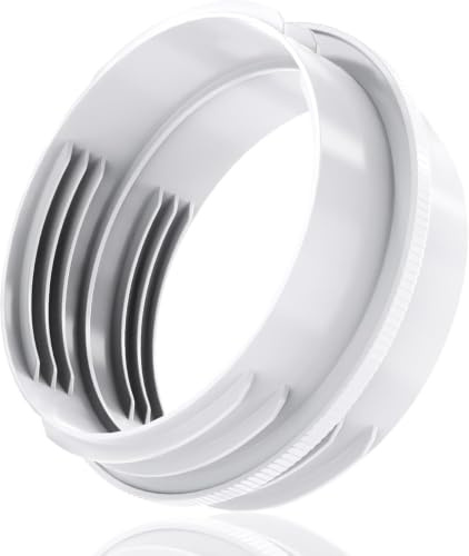 Portable Air Conditioner Hose Coupler, Universal 5.1/5.9 Inch AC Exhaust Pipe Connector, Heat-Resistant Air Conditioner Exhaust Adapter for Window Unit Ducting Extension