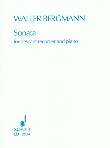 Sonata: Sopran-Blockflöte und Klavier.