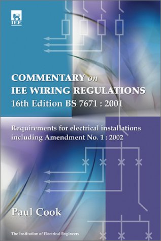 Amendment No.1, 2002 to 16r.e. (Commentary on IEE Wiring Regulations (BS 7671: 2001): Requirements for Electrical Installations)
