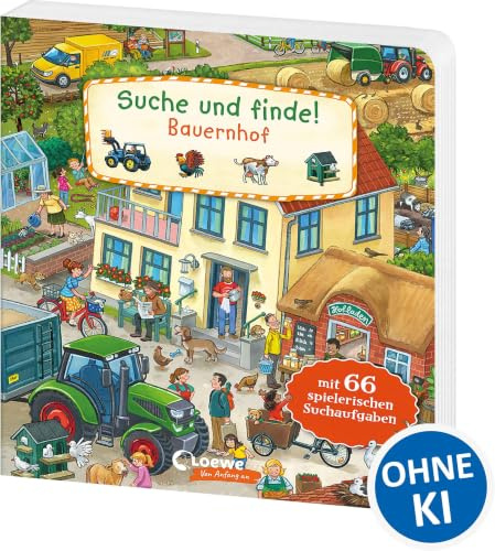 Suche und finde! Bauernhof: Wimmelbuch ab 2 Jahren mit 66 spannenden Suchaufgaben zum Entdecken (Loewe von Anfang an)