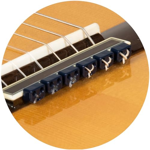 Blaue Alba Guitar Beads für Klassische, Flamenco- und Akustik Gitarren mit Nylonsaiten