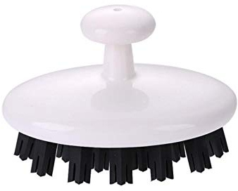 UKKD Shampoobürste 2 Stück Shampoo Skalch Massage Pinsel Abnehmen Massage Pinsel Silikonkopf Körper Kamm Haarwaschkamm Duschbad Pinsel