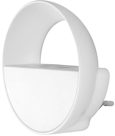 LEDVANCE Nachtlicht LED für Steckdose, LUNETTA SUNSET / 0,60 W, Ausstrahlungswinkel: 120, Kalt weiß, 4000 K, Gehäusematerial: Plastik, IP20 1er-Pack