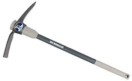 Seymour 85565 2.5 lb Pick Mattock - Fiberglass with Cushion Grip & Overstrike Protection 36 Handle
