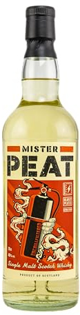 Mister Peat | Single Malt Scotch Whisky | Heavily Peated | Intensiv & Frisch | Ideal für den puren Genuss | 46%. Alc | 700ml