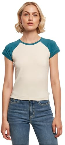 Urban Classics Femme De Baseball Rétro Stretch pour T-Shirt, Sable/Jasper, S EU