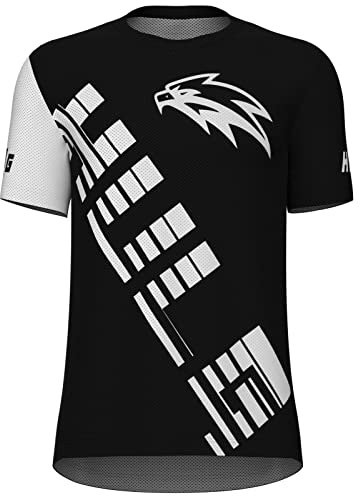 Maillot VTT Manches Courtes Homme,Tissu 100% Polyester De Haute Qualité,VTT Vélo De Route Manches Courtes SéchageRapide Léger Respiant Confort,Convient à Une Variété De Sports (Color-02,XL)