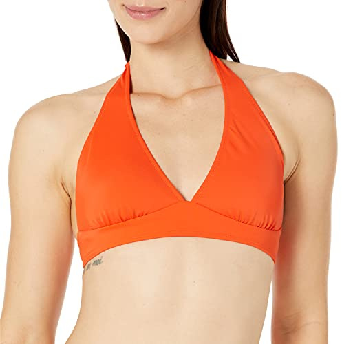 Amazon Essentials Damen Bikini-Badeanzug-Oberteil mit Leichter Unterstützung und gebundenem Neckholder (in Übergröße erhältlich)