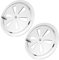 Houdao 2 Pezzi 125mm Griglia Aerazione Regolabile Griglia Ventilazione in Acciaio Inox Rosetta di Ventilazione Rotonda per Affumicatore Barca Camper Casa